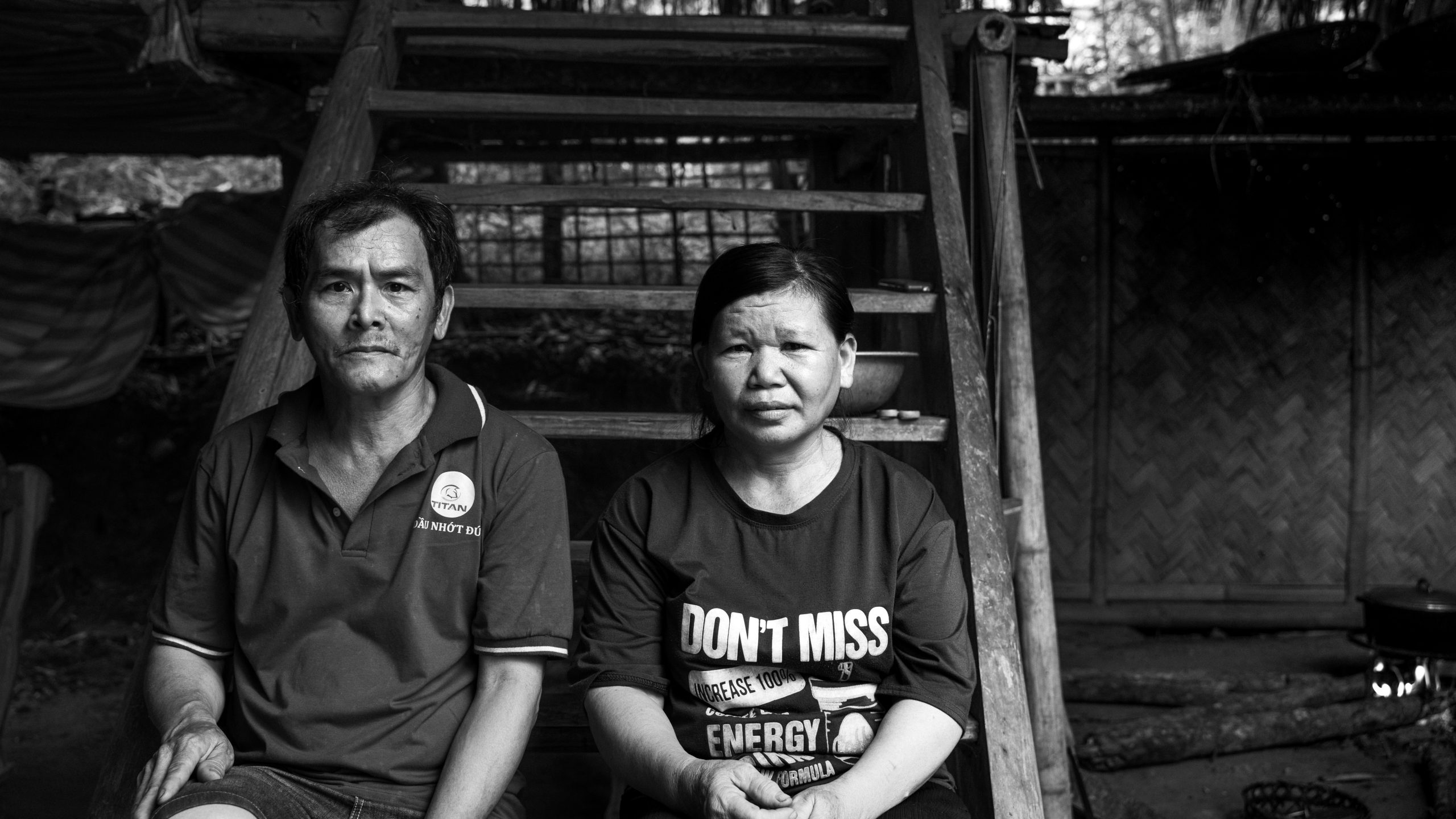 « Portrait familial, oncle et tante » - Tân Sơn, Vietnam (nord), 2024.