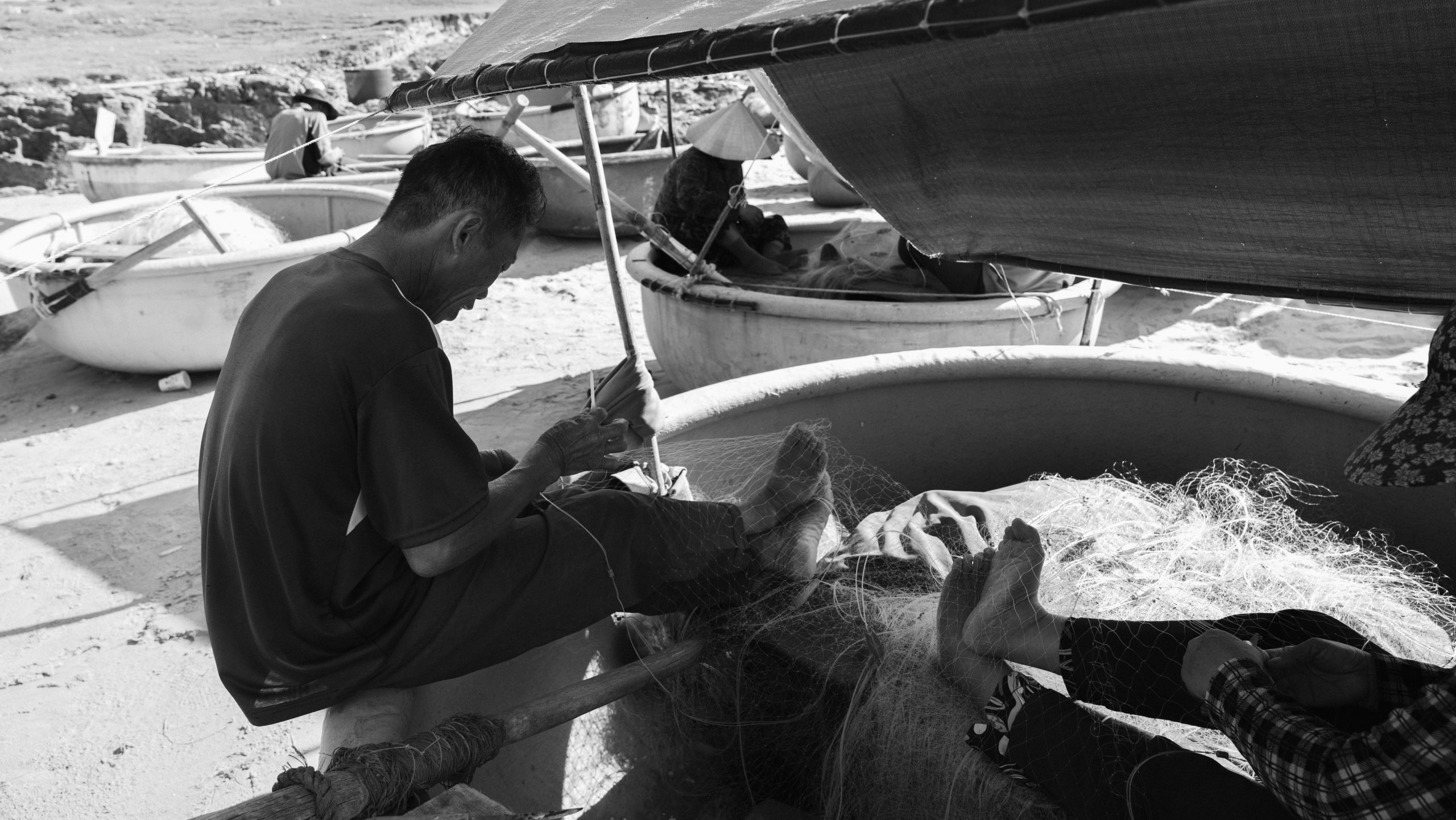 « Les artisans pêcheurs » - Mui Né, Vietnam (sud), 2024.